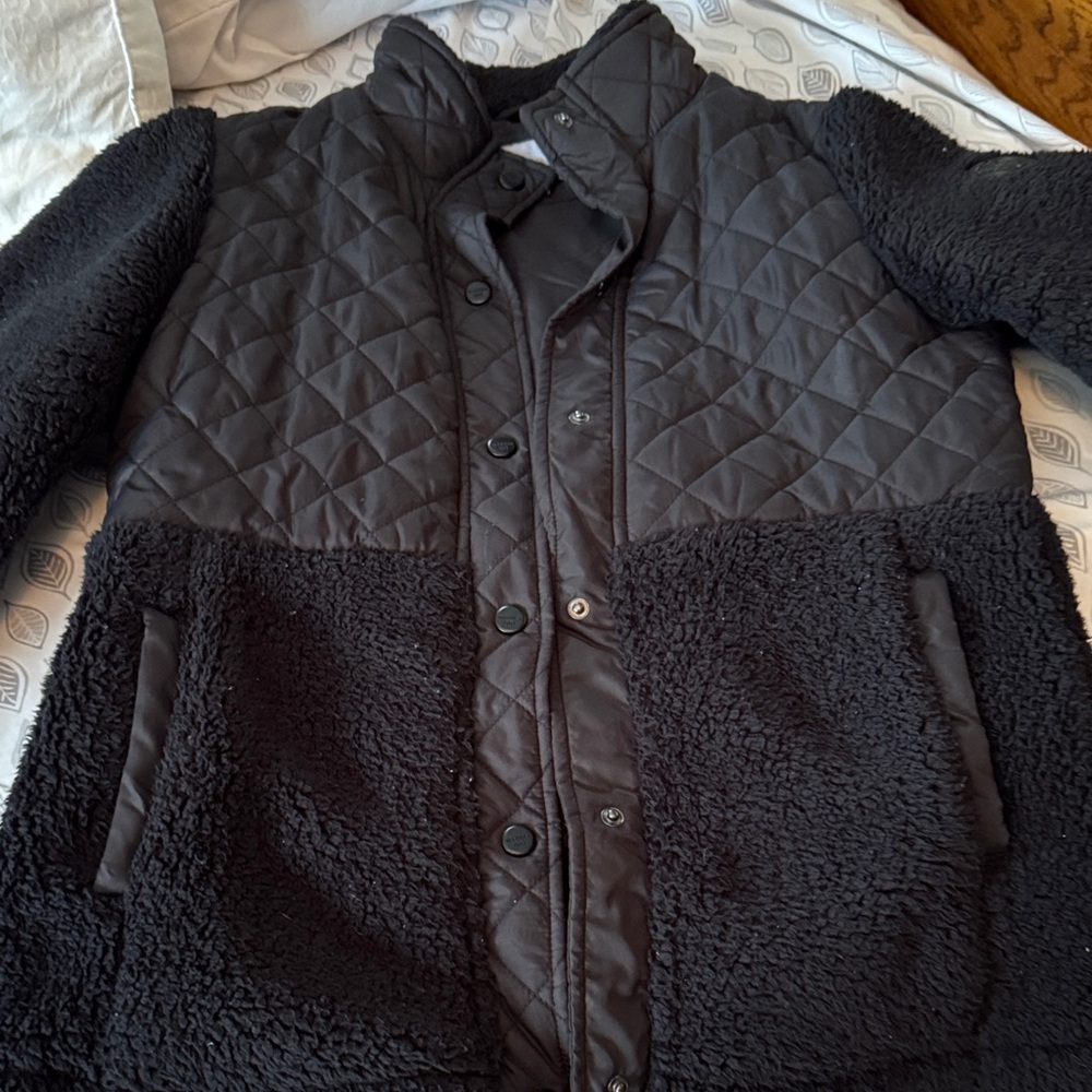 Madden Girl Black Quilted Puffer Jacket